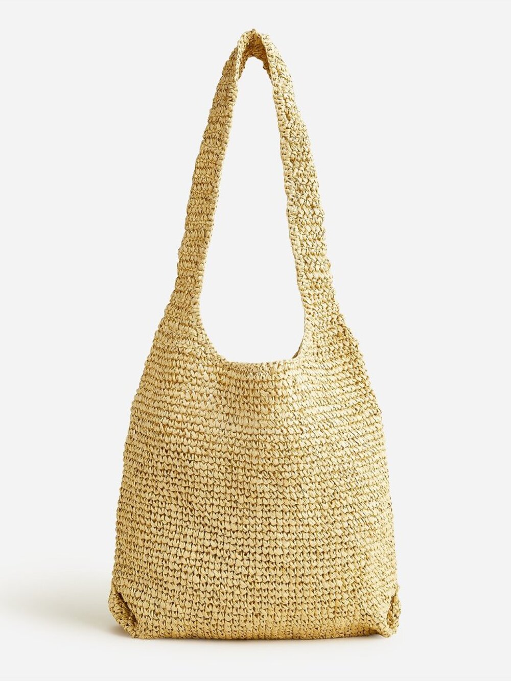 JCrew Raffia sack bag